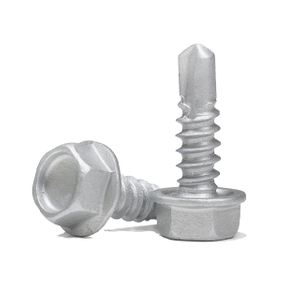 Tornillos autoperforantes con arandela hexagonal