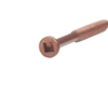 Tornillo para madera con cabeza avellanada y zócalo cuadrado