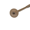 Tornillo de construcción de madera con cabeza de oblea Torx