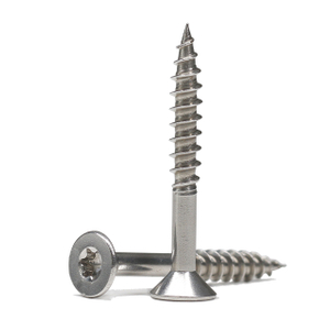 Tornillo para aglomerado de cabeza plana Torx de acero inoxidable