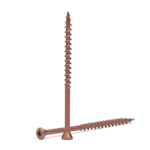 Tornillo para madera con cabeza avellanada y zócalo cuadrado