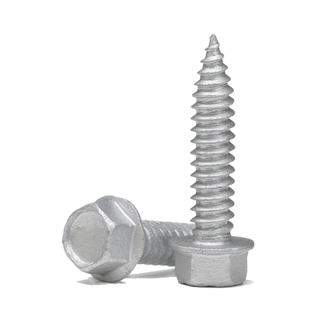 Arandela hexagonal Tornillo de hoja delgada de rosca única