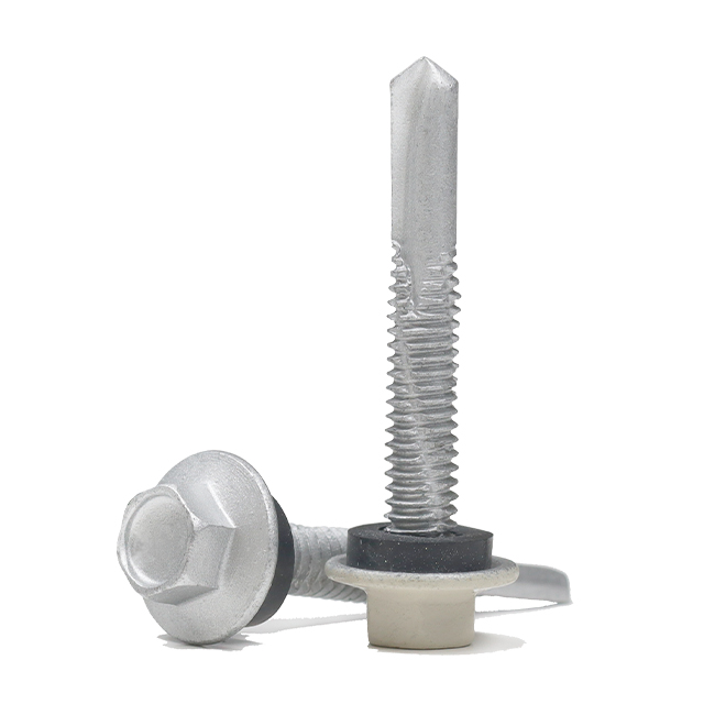 Tornillos autoperforantes de alta resistencia con arandela hexagonal grande