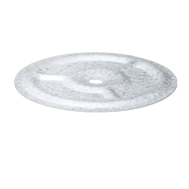 Placa de costura de metal de 3''