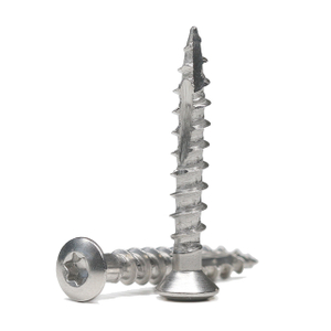Tornillo para madera con cabeza ovalada Torx de acero inoxidable