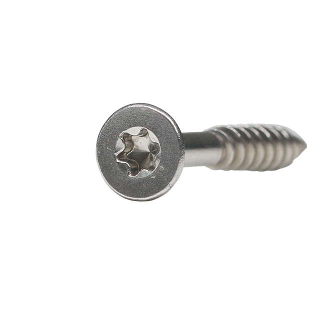 Tornillo para aglomerado de cabeza plana Torx de acero inoxidable