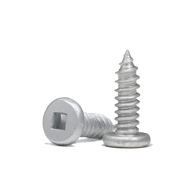 Tornillo de rosca doble con casquillo cuadrado